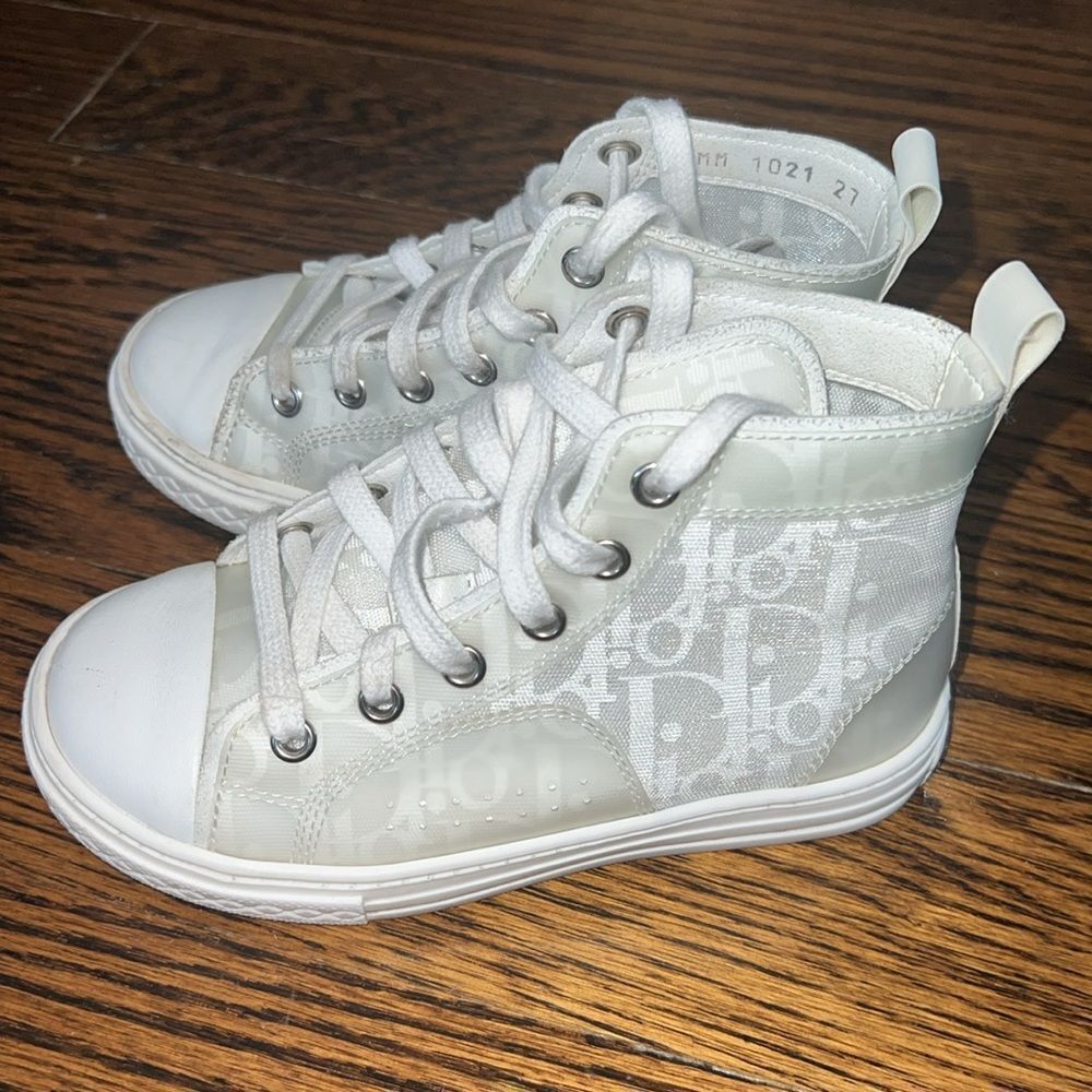 DIOR Oblique Technical Fabric Kids' B23 High-Top Sneaker 27